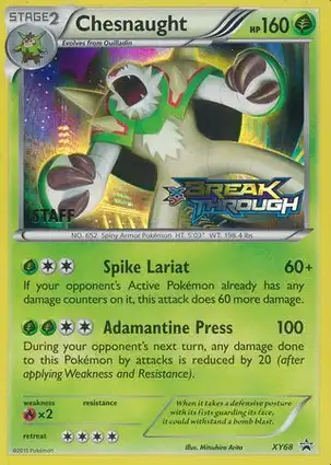 Chesnaught XY68 XY Promos
