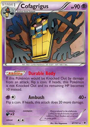 Cofagrigus 47/101 Noble Victories