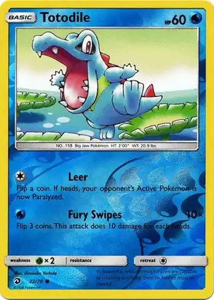 Totodile 22/70 Dragon Majesty