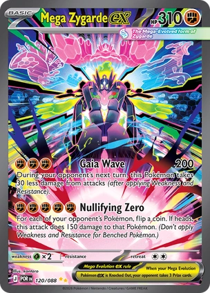 Mega Zygarde ex 120/088 Perfect Order