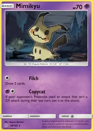 Mimikyu 58/145 Guardians Rising