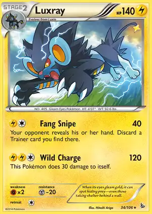 Luxray 34/106 Flashfire