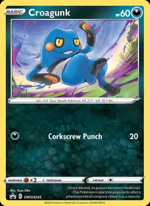 Croagunk SWSH245 Sword & Shield Promos