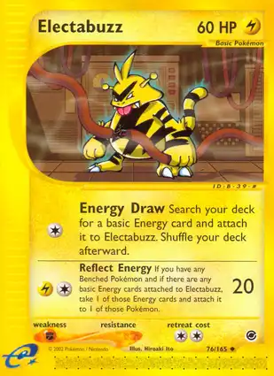 Electabuzz 76/165 Expedition Base Set