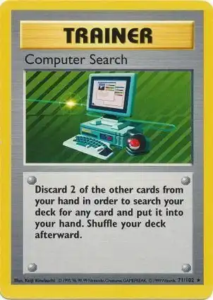 Computer Search 71/102 Base Set Shadowless