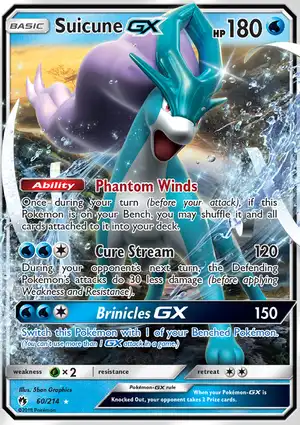 Suicune-GX 60/214 Lost Thunder