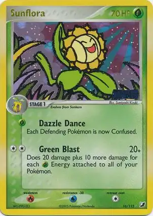 Sunflora 16/115 EX Unseen Forces