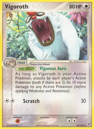 Vigoroth 50/107 EX Deoxys