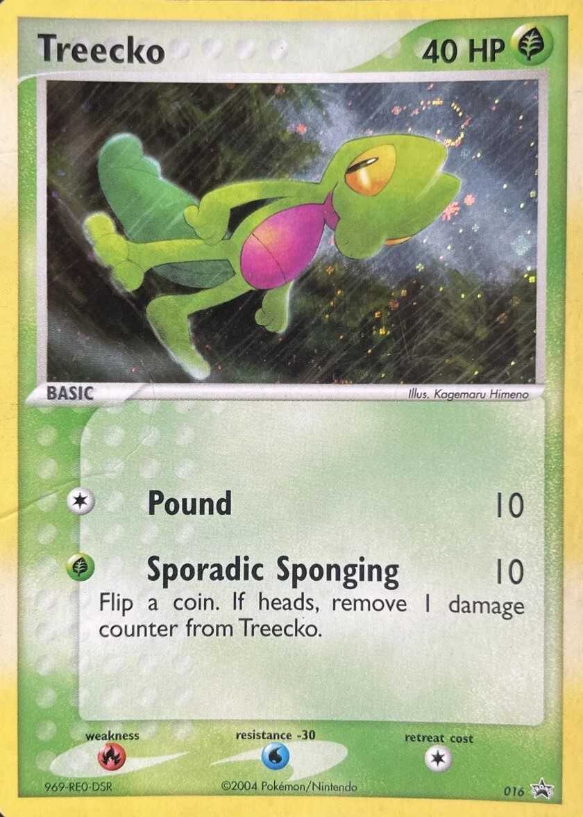 Treecko 016 EX Nintendo Promos