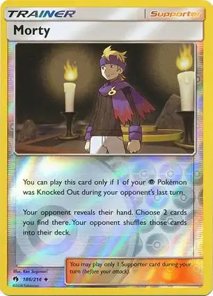 Morty 186/214 Lost Thunder