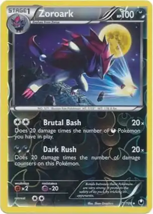 Zoroark 71/108 Dark Explorers