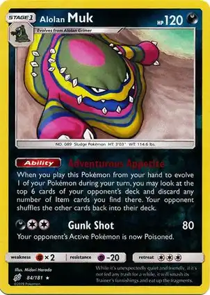 Alolan Muk 84/181 Team Up