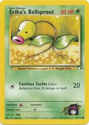 Erika's Bellsprout 76/132 Gym Heroes