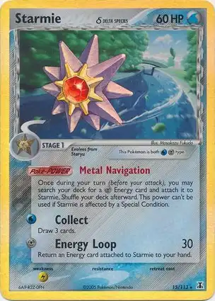 Starmie 15/113 EX Delta Species