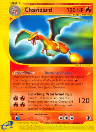 Charizard 40/165 Expedition Base Set