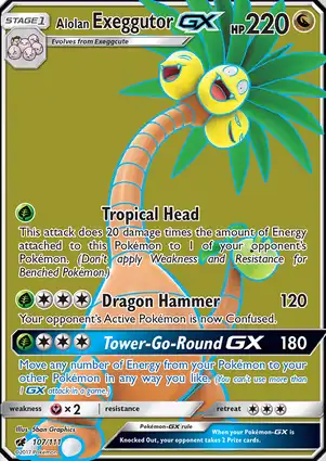 Alolan Exeggutor-GX 107/111 Crimson Invasion