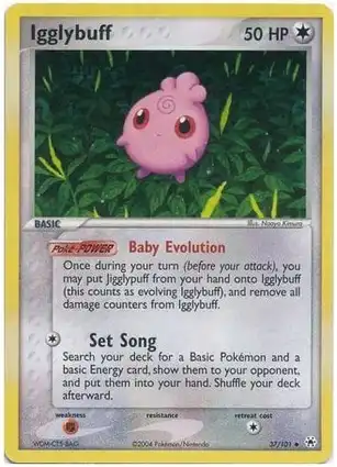 Igglybuff 37/101 EX Hidden Legends