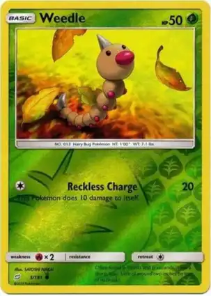 Weedle 3/181 Team Up