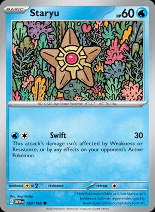 Staryu 120/165 Scarlet & Violet 151