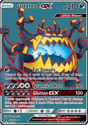 Guzzlord-GX 105/111 Crimson Invasion