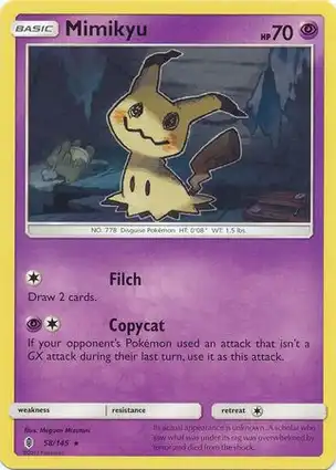 Mimikyu 58/145 Guardians Rising