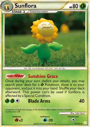 Sunflora 31/123 HeartGold & SoulSilver