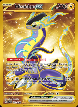 Miraidon ex 253/198 Scarlet & Violet