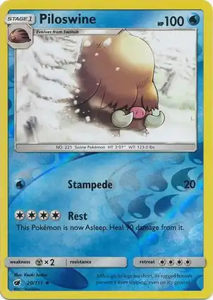 Piloswine 20/111 Crimson Invasion