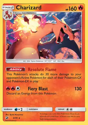 Charizard 3/70 Dragon Majesty