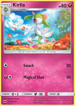 Kirlia 92/147 Burning Shadows