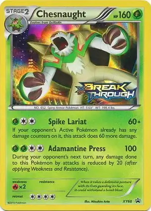 Chesnaught XY68 XY Promos