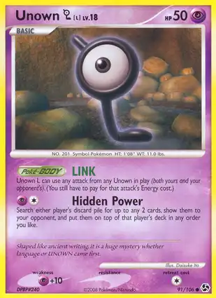 Unown L 91/106 Great Encounters