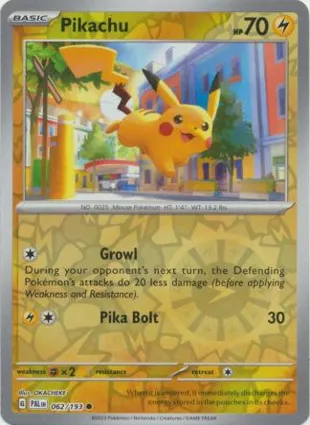 Pikachu 062/193 Paldea Evolved