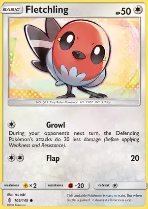 Fletchling 109/145 Guardians Rising