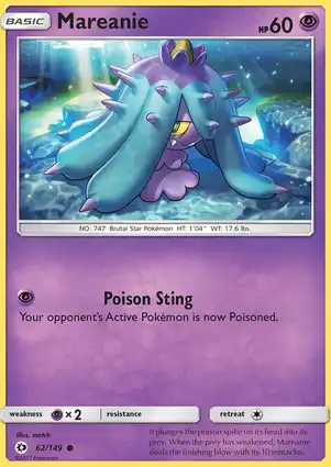 Mareanie 62/149 Sun & Moon