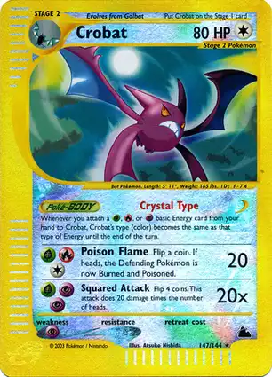 Crobat 147/144 Skyridge