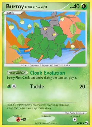 Burmy Plant Cloak 56/99 Arceus