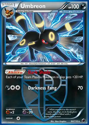 Umbreon 64/116 Plasma Freeze