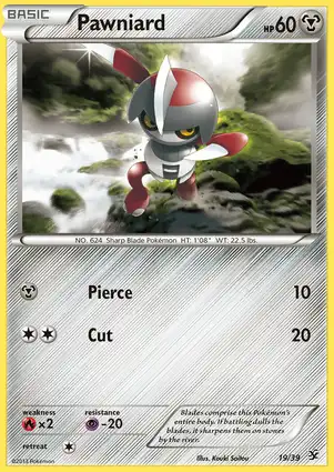 Pawniard 19/39 Kalos Starter Set