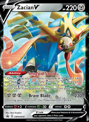 Zacian V SWSH018 Sword & Shield Promos