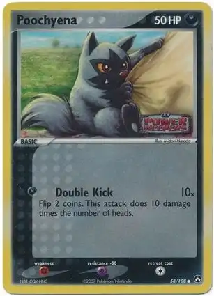 Poochyena 58/108 EX Power Keepers