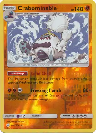 Crabominable 122/236 Cosmic Eclipse