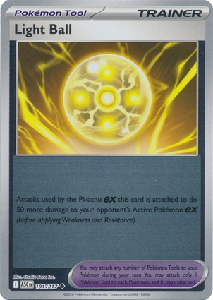 Light Ball 191/217 Ascended Heroes