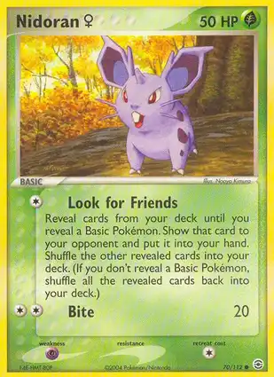 Nidoran ♀ 70/112 EX FireRed & LeafGreen