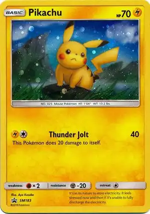 Pikachu SM183 Sun & Moon Promos