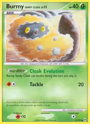 Burmy Sandy Cloak 57/99 Arceus
