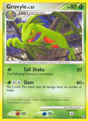 Grovyle 39/100 Stormfront