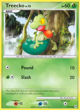 Treecko 79/99 Arceus