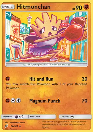 Hitmonchan 74/181 Team Up