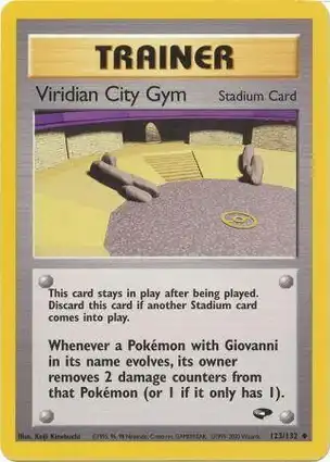 Viridian City Gym 123/132 Gym Challenge